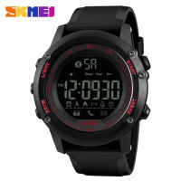 Чоловічий спортивний годинник Skmei 1321RD Red Bluetooth з електронним циферблатом та підсвічуванням