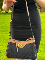 Жіноча сумка Gucci Aphrodite Shoulder Bag Brown \ black