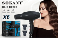 Фен для сушки волос 2000 Вт SOKANY X6