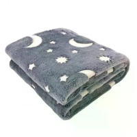 Плед, що світиться в темряві Magic Blanket • М’яка ковдра 100×150 см зі світним малюнком для дітей, підлітків та затишного відпочинку