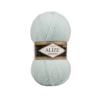 Пряжа ALIZE LANAGOLD цвет мятный № 522 / 240 м / 100 г / Турция