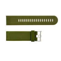 Ремінець Skmei 1518AG Army Green для годинника Skmei 1518 каучуковий зелений
