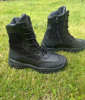 Берці осінь-зима на блискавці мембрана чорний