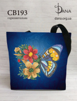 Шопер для вишивання «Квітковий метелик»