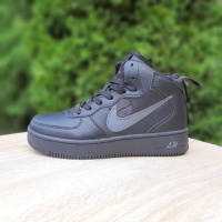 N1ke A1r Force 1 '82 Чорні із сірим