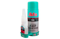 Клей двокомпонентний Akfix 200 мл + 50 г (705) (GA060)