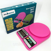 Ваги кухонні SeaBreeze SB-072, Електричні кухонні ваги, Точні кухонні ваги. Колір: рожевий