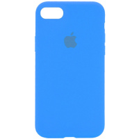 Чохол Silicone Case Full Protective (AA) для iPhone SE 2 / 3 (2020 / 2022) / iPhone 8 / iPhone 7, Блакитний / Blue - купити в SmartEra.ua