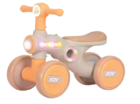 Беговел 4-х колесный с музыкой и светом бежевый