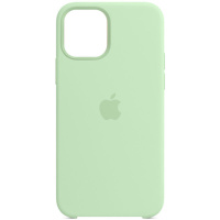 Чохол для iPhone 12 Pro Max Silicone Case (AA) (Зелений / Pistachio) - купити в SmartEra.ua