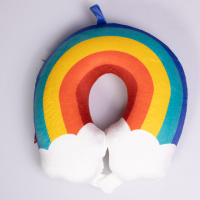 Подушка для шеи Rainbow U-образная, синий HP-56-13BL