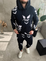 Чорний спортивний костюм з Веномом худі штани