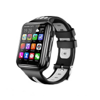 Детские смарт часы телефон Smart Watch K45 ORIGINAL 4G, GPS, Wi-Fi 4Гб интернет чёрно серые