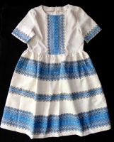 Сукня «Промінь» блакитна, мод. 01
