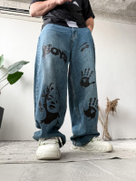 Джинси дтф - темно-синій - 73-021