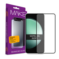 Стекло защитное MAKE Samsung S23 FE (MGF-SS23FE)