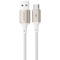 Кабель Proove Dense Metal USB to Type-C 2.4A 1m White (CCDM20001202) (Код товару:41283)