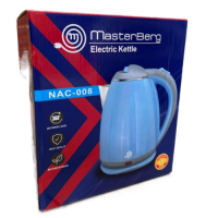 Чайник електричний пластик Masterberg (блакитний, рожевий, білий) 2L NAC-008
