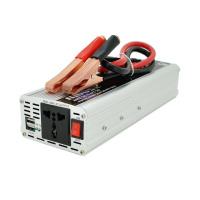 Инвертор напряжения PI 2500ВА(1500Вт), 12/220V, approximated, 1 универсальная розетка, клемы + крокодилы, Blister