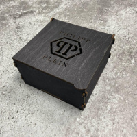 Брендова дерев'яна коробка під ремінь Philipp Plein