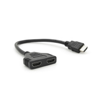 Разветвитель HDMI 1=>2 порта, 1080P, кабель 30см, OEM
