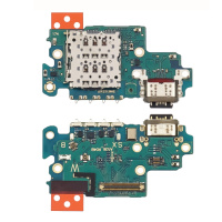 Разъём зарядки для Samsung A536 Galaxy A53 на плате с микрофоном и компонентами