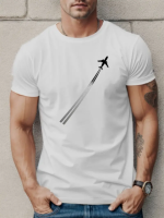 Футболка біла з ДТФ (короткий рукав) | 62-082