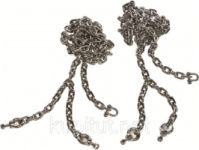 Ланцюг для підвісних гойдалки з неіржавкої стали Ø 6 мм L-2 м KBT