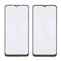 Стекло тачскрина с OCA плёнкой для Xiaomi Redmi A2 чёрное с олеофобным покрытием, закалённое