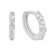 Серебряные серьги CatalogSilver с фианитами (2129974)