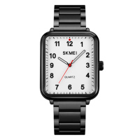 Жіночий годинник Skmei 1955BKWT Black-White з мінеральним склом та металевим браслетом