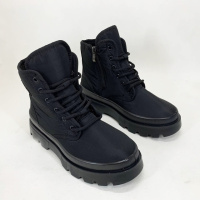 Сапоги женские 41р 26см, Ботинки кожаные женские рифленая подошва, Зимние бурки женские