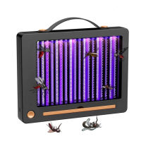 Портативна лампа для знищення комарів електрична Electric Shock Mosquito Lamp