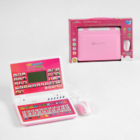 Навчальний комп'ютер TK-42115  «WToys», озвучення українською, 10 режимів, 2 мови (рожевий)