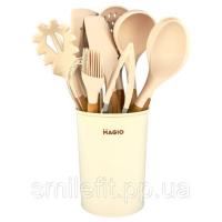 Набір силіконових кухонних речей Magio MG-1142 набір ложок лопаток 11 предметів