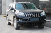 Кенгурятник WT002 Black (нерж) для Toyota Land Cruiser Prado 150 2009-2023 гг