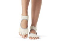 Шкарпетки для йоги ToeSox HalfToe Bellarina Grip Oatmeal S (36-38.5)