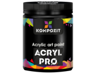 Краска художественная Acryl PRO ART Kompozit 430 мл, 541 карбон черный