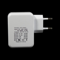 Блок питания 5v 3.1a 15.5w 4xUSB (female) (B class) 1 день гар.