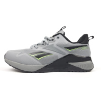 Reebok Nano X2 Fleece Light Gray Black сірі з салатовим