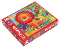 IQ Пазл МАКСИ. Рыжий лев 16 эл.