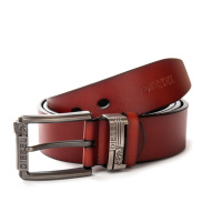 PODIUM Ремень Мужской кожа DS-008 light-brown