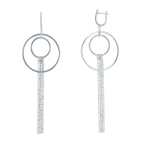 Серебряные серьги CatalogSilver без камней (2006114)
