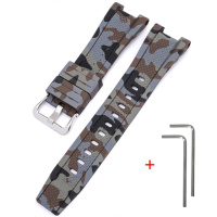 Ремінець Casio accessories для G-Shock GST-W300, полімерний, коричневий камуфляж (1051-0942)