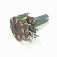 WH148-1B2-B150K - резистор переменный сдвоенный 150 кОм, группа B