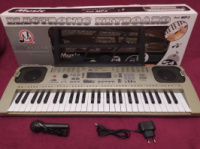 Детский орган синтезатор пианино MQ 807 USB mp3, микрофон, 54 клавиши, от сети