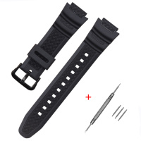 Ремінець Casio accessories для G-Shock AE-1000/1200 Black BK полімерний чорний
