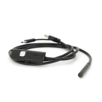 Универсальный эндоскоп 3в1 (USB+MicroUSB/Type-C) для смартфона/ПК, камера 5.5мм, мягкий кабель 1м, с LED-подсветкой, IP67