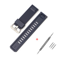 Ремінець для Casio Pro Trek PRW-6900Y Dark Blue SI полімерний темно-синій (1051-1192)