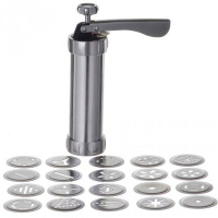 Кондитерський шприц-прес для печива та випічки Biscuits металік